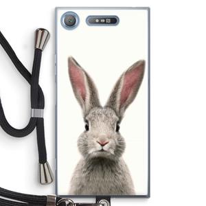 CaseCompany Daisy: Sony Xperia XZ1 Transparant Hoesje met koord