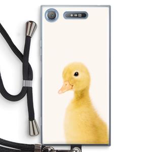 CaseCompany Duke: Sony Xperia XZ1 Transparant Hoesje met koord