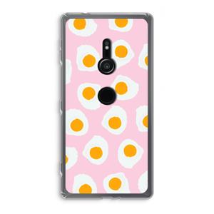 CaseCompany Dancing eggs: Sony Xperia XZ2 Transparant Hoesje