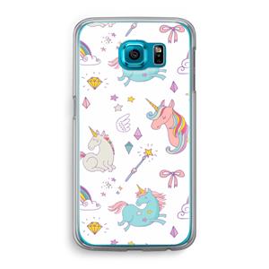 CaseCompany Fantasiewereld: Samsung Galaxy S6 Transparant Hoesje