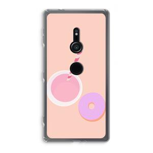 CaseCompany Donut: Sony Xperia XZ2 Transparant Hoesje