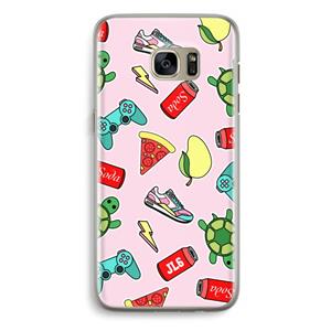 CaseCompany Things Jamie Loves: Samsung Galaxy S7 Edge Transparant Hoesje