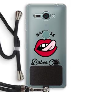 CaseCompany Badass Babes Club: Sony Xperia XZ2 Compact Transparant Hoesje met koord
