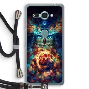 CaseCompany Aurowla: Sony Xperia XZ2 Compact Transparant Hoesje met koord