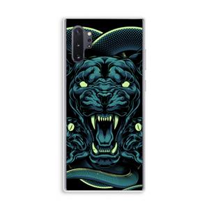 CaseCompany Cougar and Vipers: Samsung Galaxy Note 10 Plus Transparant Hoesje