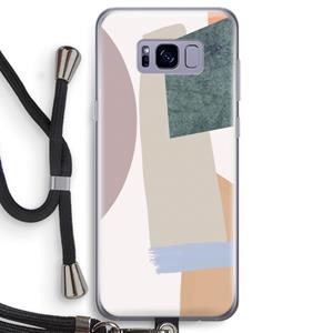 CaseCompany Lindo: Samsung Galaxy S8 Transparant Hoesje met koord