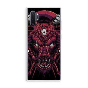 CaseCompany Hell Hound and Serpents: Samsung Galaxy Note 10 Plus Transparant Hoesje