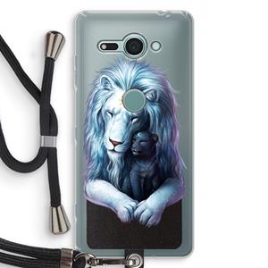 CaseCompany Child Of Light: Sony Xperia XZ2 Compact Transparant Hoesje met koord