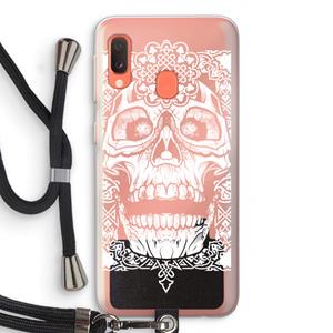 CaseCompany Seek & Destroy: Samsung Galaxy A20e Transparant Hoesje met koord