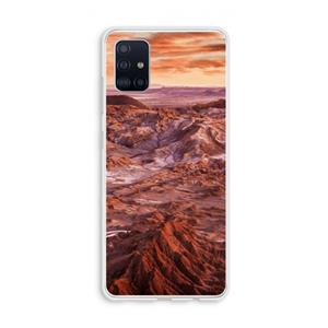 CaseCompany Mars: Galaxy A51 4G Transparant Hoesje