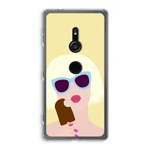 CaseCompany Ice cream: Sony Xperia XZ2 Transparant Hoesje