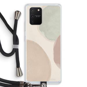 CaseCompany Geo #8: Samsung Galaxy S10 Lite Transparant Hoesje met koord