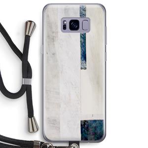 CaseCompany Meet you there: Samsung Galaxy S8 Transparant Hoesje met koord