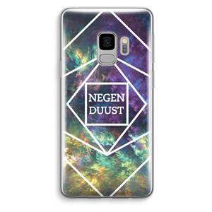 CaseCompany Negenduust ruimte: Samsung Galaxy S9 Transparant Hoesje