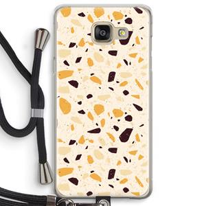 CaseCompany Terrazzo N°13: Samsung Galaxy A5 (2016) Transparant Hoesje met koord