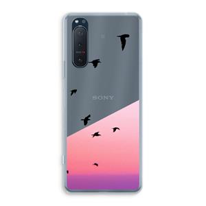 CaseCompany Fly away: Sony Xperia 5 II Transparant Hoesje