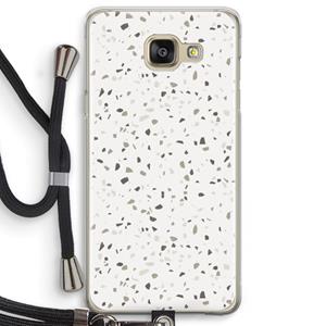 CaseCompany Terrazzo N°14: Samsung Galaxy A5 (2016) Transparant Hoesje met koord
