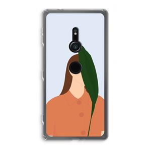 CaseCompany Leaf: Sony Xperia XZ2 Transparant Hoesje