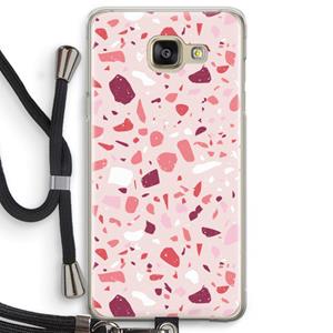 CaseCompany Terrazzo N°15: Samsung Galaxy A5 (2016) Transparant Hoesje met koord