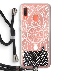CaseCompany It's Complicated: Samsung Galaxy A20e Transparant Hoesje met koord