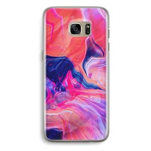 CaseCompany Earth And Ocean: Samsung Galaxy S7 Edge Transparant Hoesje