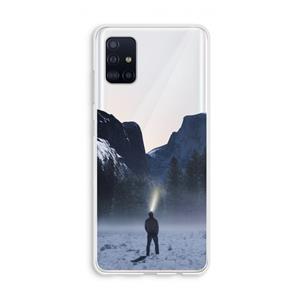 CaseCompany Wanderlust: Galaxy A51 4G Transparant Hoesje