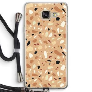CaseCompany Terrazzo N°17: Samsung Galaxy A5 (2016) Transparant Hoesje met koord