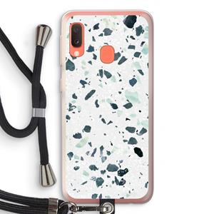 CaseCompany Terrazzo N°2: Samsung Galaxy A20e Transparant Hoesje met koord