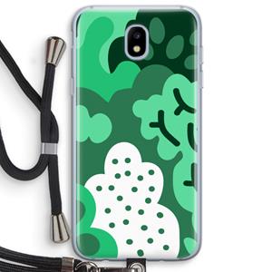 CaseCompany Bushes: Samsung Galaxy J5 (2017) Transparant Hoesje met koord