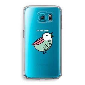 CaseCompany Birdy: Samsung Galaxy S6 Transparant Hoesje