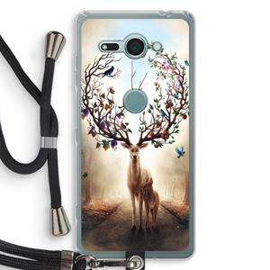 CaseCompany Seasons Change: Sony Xperia XZ2 Compact Transparant Hoesje met koord