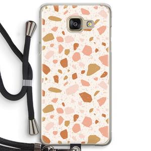 CaseCompany Terrazzo N°18: Samsung Galaxy A5 (2016) Transparant Hoesje met koord