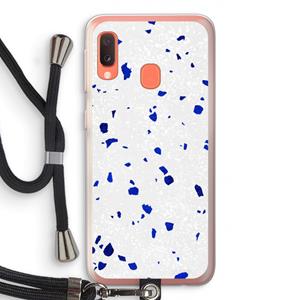 CaseCompany Terrazzo N°5: Samsung Galaxy A20e Transparant Hoesje met koord