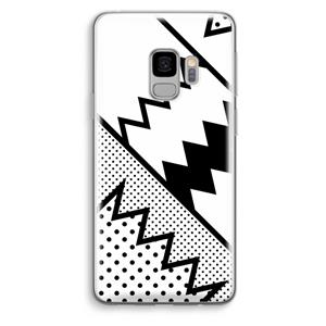 CaseCompany Pop Art #5: Samsung Galaxy S9 Transparant Hoesje