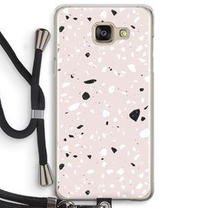 CaseCompany Terrazzo N°20: Samsung Galaxy A5 (2016) Transparant Hoesje met koord