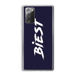 CaseCompany Biest: Samsung Galaxy Note 20 / Note 20 5G Transparant Hoesje