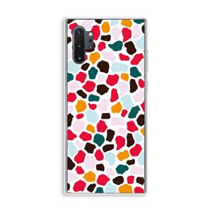 CaseCompany Colored Giraffe: Samsung Galaxy Note 10 Plus Transparant Hoesje