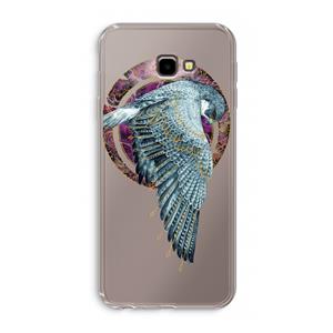 CaseCompany Golden Falcon: Samsung Galaxy J4 Plus Transparant Hoesje
