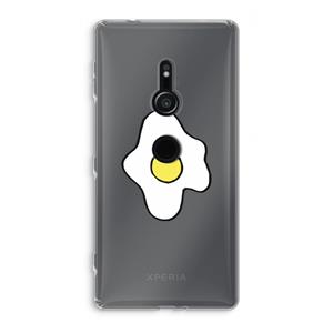 CaseCompany Spiegelei: Sony Xperia XZ2 Transparant Hoesje