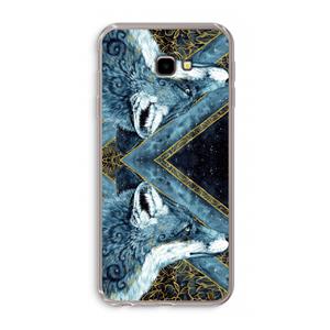 CaseCompany Golden Fox: Samsung Galaxy J4 Plus Transparant Hoesje