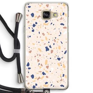 CaseCompany Terrazzo N°23: Samsung Galaxy A5 (2016) Transparant Hoesje met koord