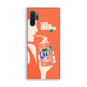CaseCompany Peach please!: Samsung Galaxy Note 10 Plus Transparant Hoesje