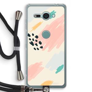 CaseCompany Sunday Chillings: Sony Xperia XZ2 Compact Transparant Hoesje met koord
