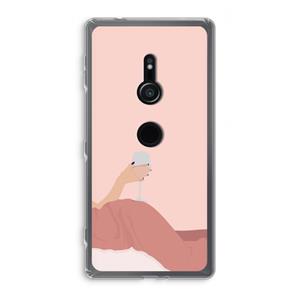 CaseCompany Wine: Sony Xperia XZ2 Transparant Hoesje