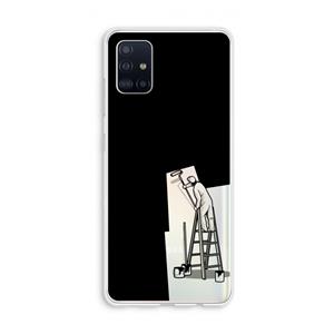 CaseCompany Musketon Painter: Galaxy A51 4G Transparant Hoesje