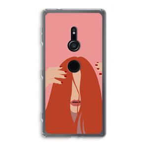 CaseCompany Woke up like this: Sony Xperia XZ2 Transparant Hoesje