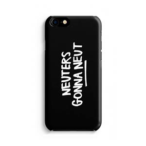 CaseCompany Neuters (zwart): Volledig geprint iPhone SE 2020 Hoesje