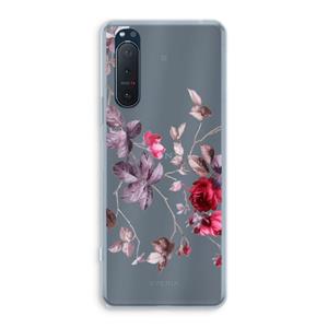 CaseCompany Mooie bloemen: Sony Xperia 5 II Transparant Hoesje