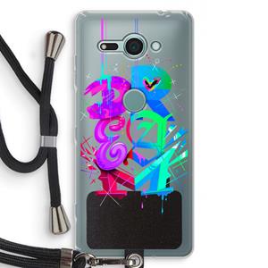 CaseCompany Dream: Sony Xperia XZ2 Compact Transparant Hoesje met koord