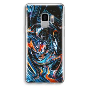 CaseCompany Black Unicorn: Samsung Galaxy S9 Transparant Hoesje